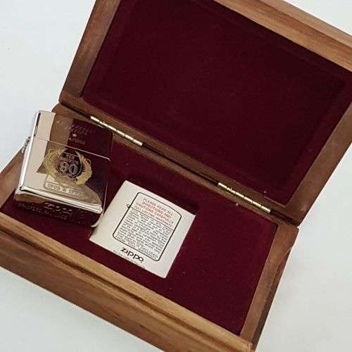 A spectacular boxed Limited Edition (No. 234 of 1000) Zippo Harley Davidson 90th Reunion lighter