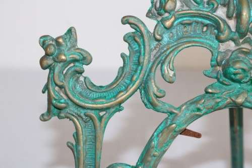 A wonderful Victorian solid brass free standing photo frame with incredible patina - stunning!!!