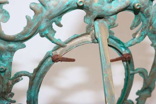 A wonderful Victorian solid brass free standing photo frame with incredible patina - stunning!!!