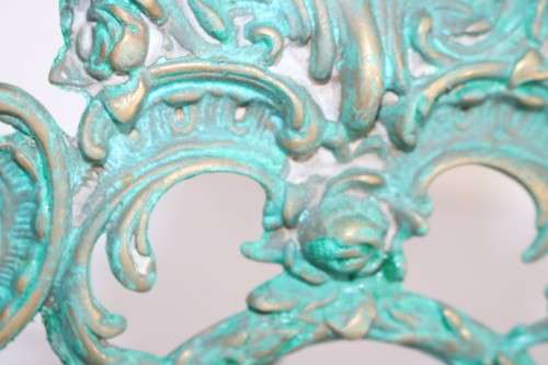 A wonderful Victorian solid brass free standing photo frame with incredible patina - stunning!!!