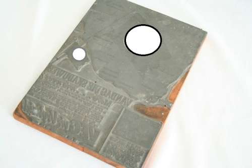 A spectacularly rare antique WWII German (Afrikaans) Nazi Pewter propaganda printing plate