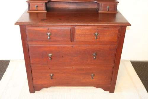 A magnificent antique Edwardian (c1905) "Arts and Crafts Movement" Teak dressing table - stunning!