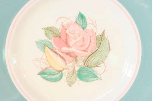 A superb rare mid-century original "Susie Cooper" dinner service in the Patricia Rose pattern
