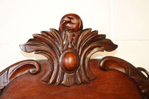 A fantastic carved Victorian (c1880) antique Mahogany chiffonier/ sideboard with turned supports