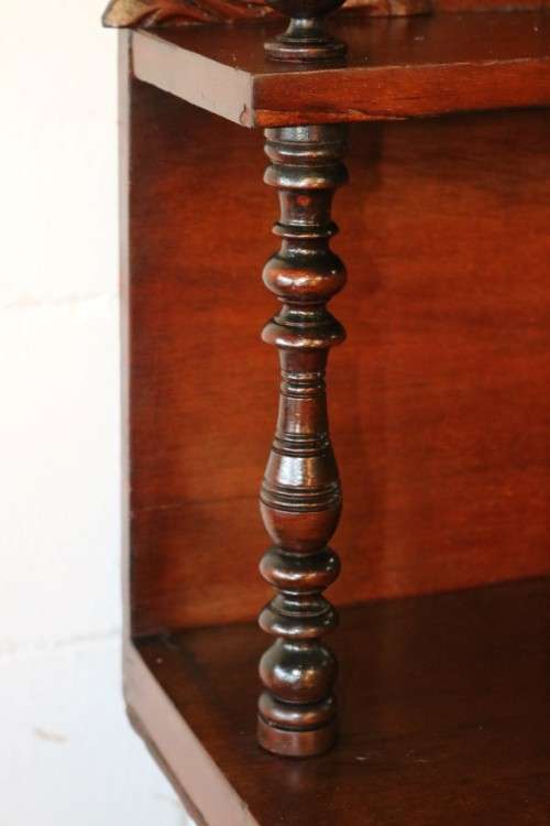 A fantastic carved Victorian (c1880) antique Mahogany chiffonier/ sideboard with turned supports