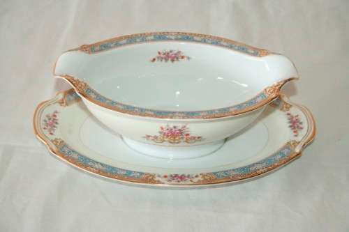 A spectacular Japanese made 8-setting "Royal Ceramic" (Noritake) porcelain dinner service = WOW!!!
