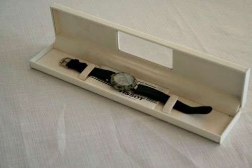 Stunning rare original Tissot "Rock Watch" model R150 watch in its original box in superb condition