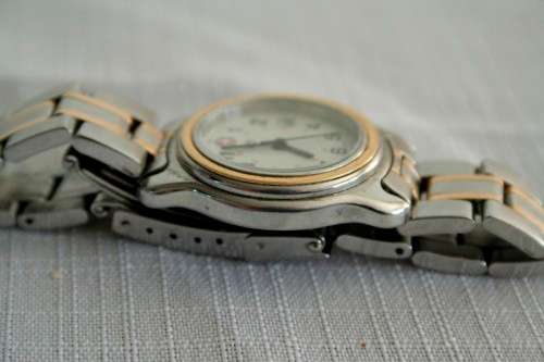 An awesome vintage original two-tone ladies Swiss Army wrist watch in awesome condition