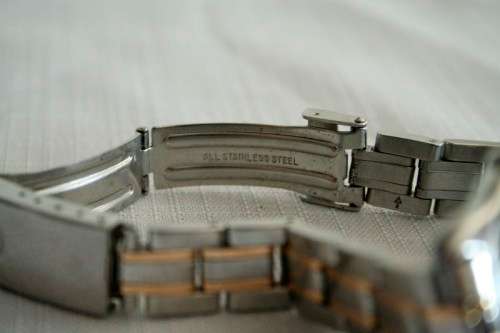 An awesome vintage original two-tone ladies Swiss Army wrist watch in awesome condition