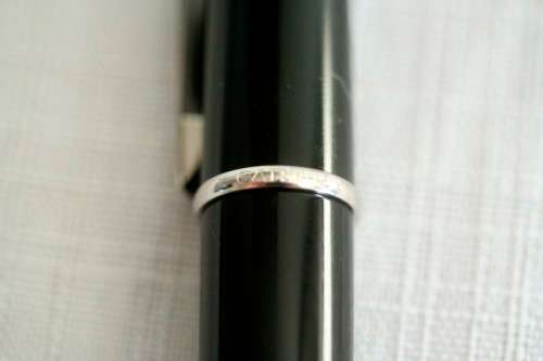 An superb original "Diabolo de Cartier" fountain pen in its presentation box with the certificate
