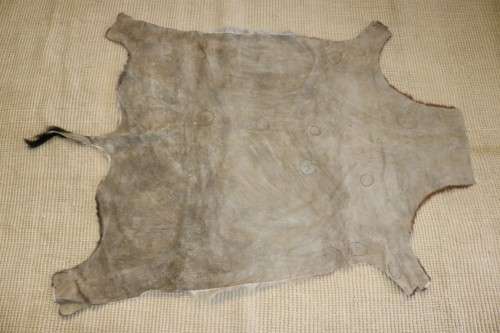 **RS17** An awesome (1,4m x 1,1m) genuine Blesbok skin/ hide mat in great condition