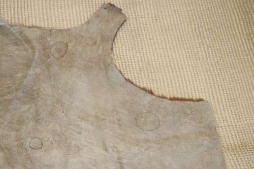 **RS17** An awesome (1,4m x 1,1m) genuine Blesbok skin/ hide mat in great condition