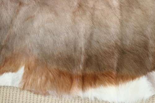**RS17** A fantastic (1,4m x 1m) genuine Blesbok skin/ hide mat in great condition