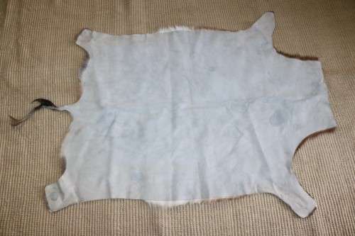 **RS17** A fantastic (1,4m x 1m) genuine Blesbok skin/ hide mat in great condition
