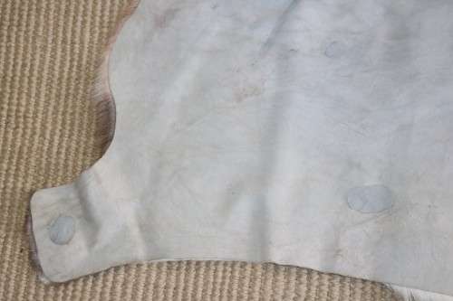 **RS17** A fantastic (1,4m x 1m) genuine Blesbok skin/ hide mat in great condition