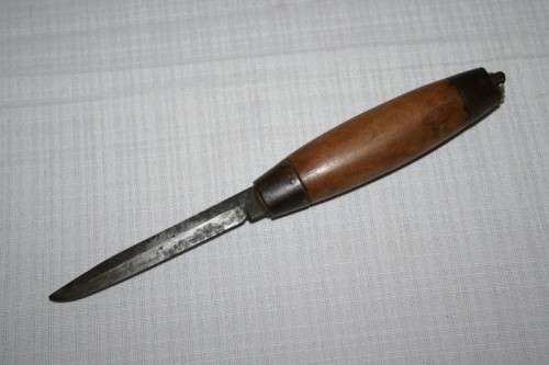 A very rare antique John Engstrom Eskilstuna (1874) Swedish barrel (or Sloyd) knife