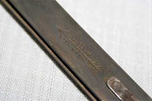 A very rare antique John Engstrom Eskilstuna (1874) Swedish barrel (or Sloyd) knife
