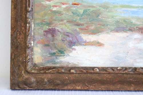 **RS17** A wonderful framed (behind glass) painting signed "S. Wallace" of the Twelve Apostles