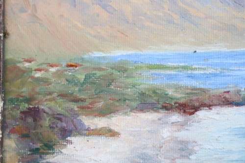 **RS17** A wonderful framed (behind glass) painting signed "S. Wallace" of the Twelve Apostles