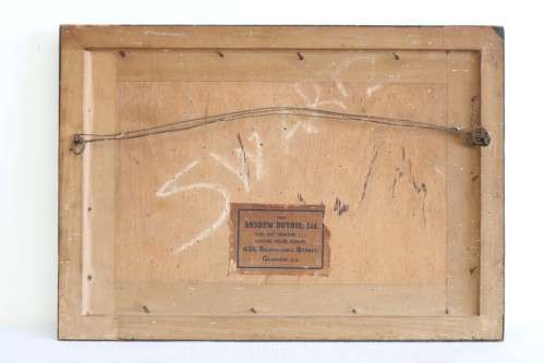 **RS17** A wonderful framed (behind glass) painting signed "S. Wallace" of the Twelve Apostles