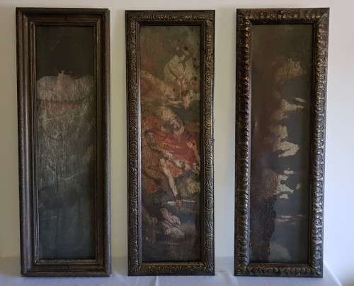 A stunning collection of 3x tall "gothic" style framed prints - very unusual and eye-catching! AAA