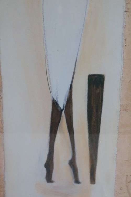 An amazing framed (behind glass) "Abstract" style painting print of an African lady! - RS17Sale