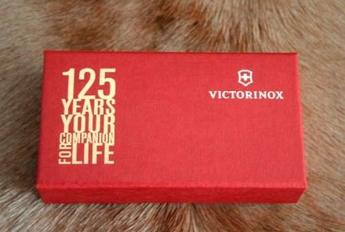 Discounted!! Stunning collectable Victorinox 125 year Special Edition Classic Swiss Army knife