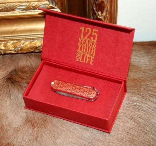 Discounted!! Stunning collectable Victorinox 125 year Special Edition Classic Swiss Army knife