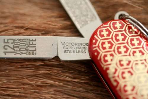 Discounted!! Stunning collectable Victorinox 125 year Special Edition Classic Swiss Army knife
