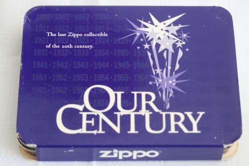 **RS17** A original c1999 "Our Century - The Last Zippo Collectable of the 20th Century" in a box!