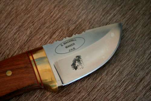 Rare 500-limited edition original S. Mackrill custom made African Big Five boxed hunting knife set!