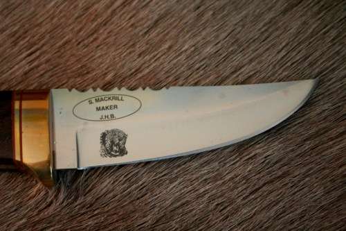 Rare 500-limited edition original S. Mackrill custom made African Big Five boxed hunting knife set!