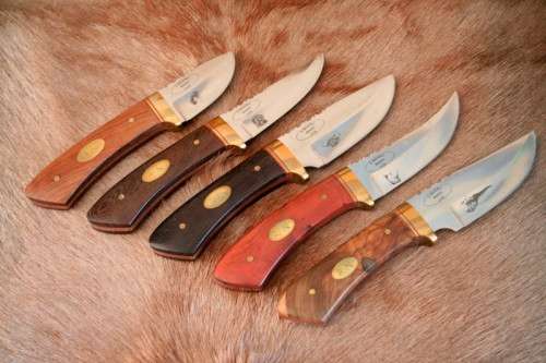 Rare 500-limited edition original S. Mackrill custom made African Big Five boxed hunting knife set!