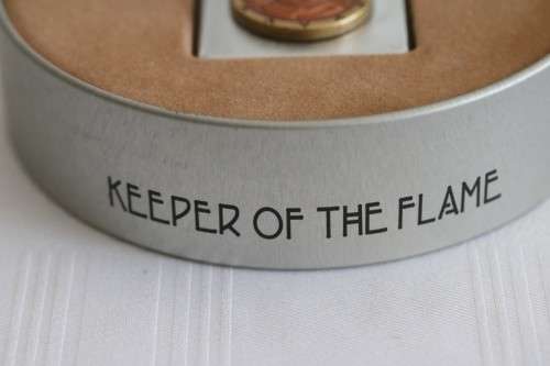 A very scarce "Keeper of the Flame" original Zippo - Collectable Of The Year 2000 - unused in a box!