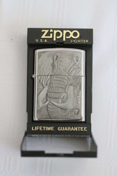 **RS17** An amazing c1996 original Zippo limited edition Barrett Smythe "Elephant" lighter in a box