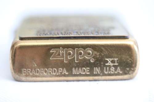 An amazing original Zippo limited edition "Jim Beam Bourbon Whiskey " brass embossed lighter