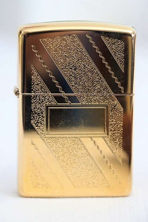An magnificent Zippo limited edition "Golden Elegance" gold-tone lighter w/ space for engraving