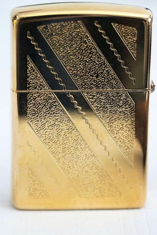 An magnificent Zippo limited edition "Golden Elegance" gold-tone lighter w/ space for engraving