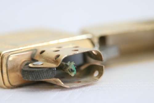 An magnificent Zippo limited edition "Golden Elegance" gold-tone lighter w/ space for engraving
