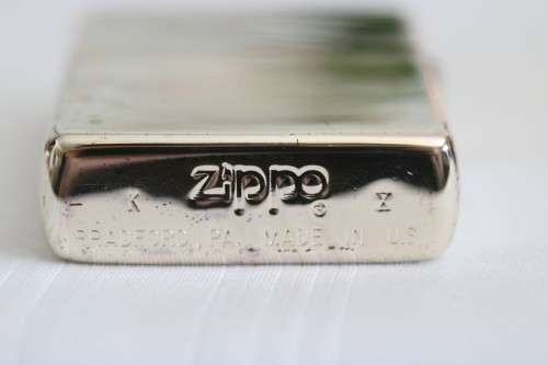 An incredible c1995 original Zippo limited edition Mt Fuji UNUSED chrome lighter - stunning!