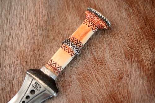 Discounted!!! Spectacular hand made Kevin & Heather Harvey 1/4 scale West African Kuba Knife