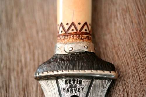 Discounted!!! Spectacular hand made Kevin & Heather Harvey 1/4 scale West African Kuba Knife