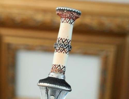 Discounted!!! Spectacular hand made Kevin & Heather Harvey 1/4 scale West African Kuba Knife