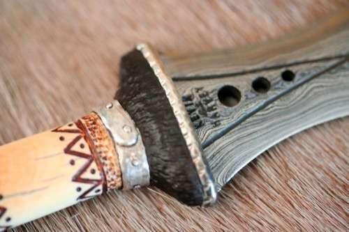 Discounted!!! Spectacular hand made Kevin & Heather Harvey 1/4 scale West African Kuba Knife