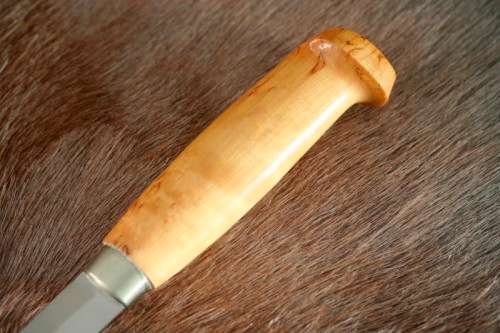 An awesome Finish made J. Marttiini Inox fishing knife in its original reindeer leather sheath