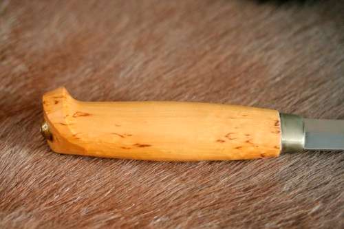 An awesome Finish made J. Marttiini Inox fishing knife in its original reindeer leather sheath
