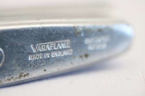 Awesome vintage original "Ronson Varaflame" cigarette butane lighter made in England