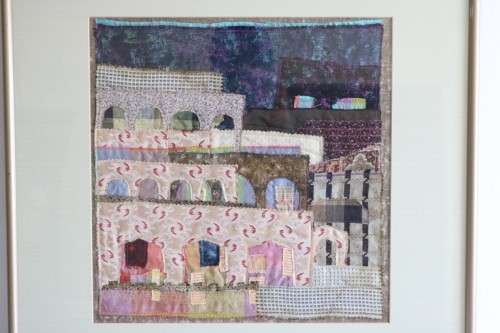 A stunning framed Indian textile fabric artwork - great condition - Unusual wall art - AAA