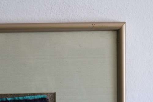 A stunning framed Indian textile fabric artwork - great condition - Unusual wall art - AAA