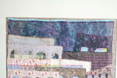 A stunning framed Indian textile fabric artwork - great condition - Unusual wall art - AAA